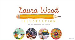 Desktop Screenshot of laurawoodillustration.com
